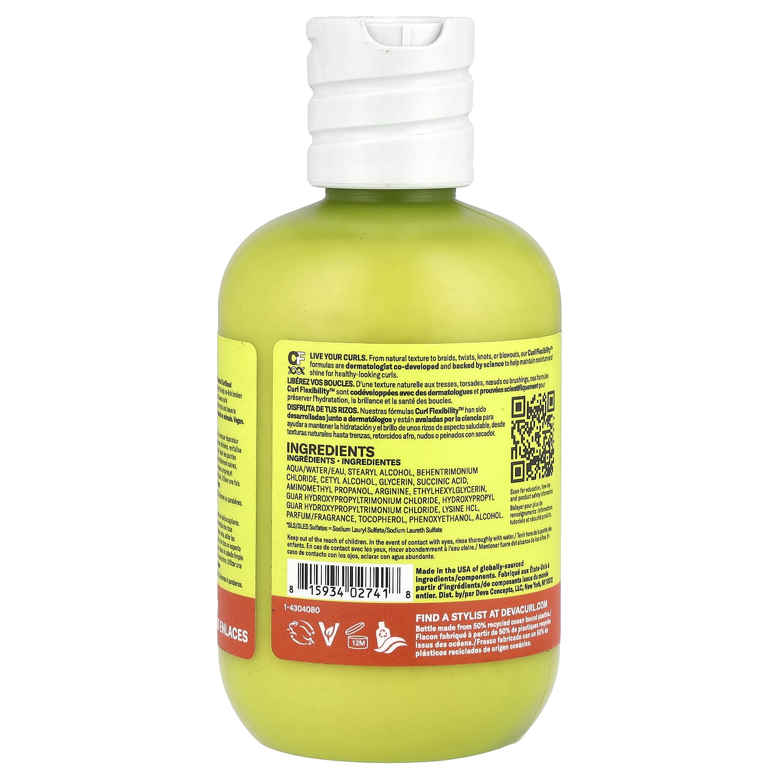 DevaCurl CurlBond Re-Coiling Treatment Mask for Damaged Curls - Image 2