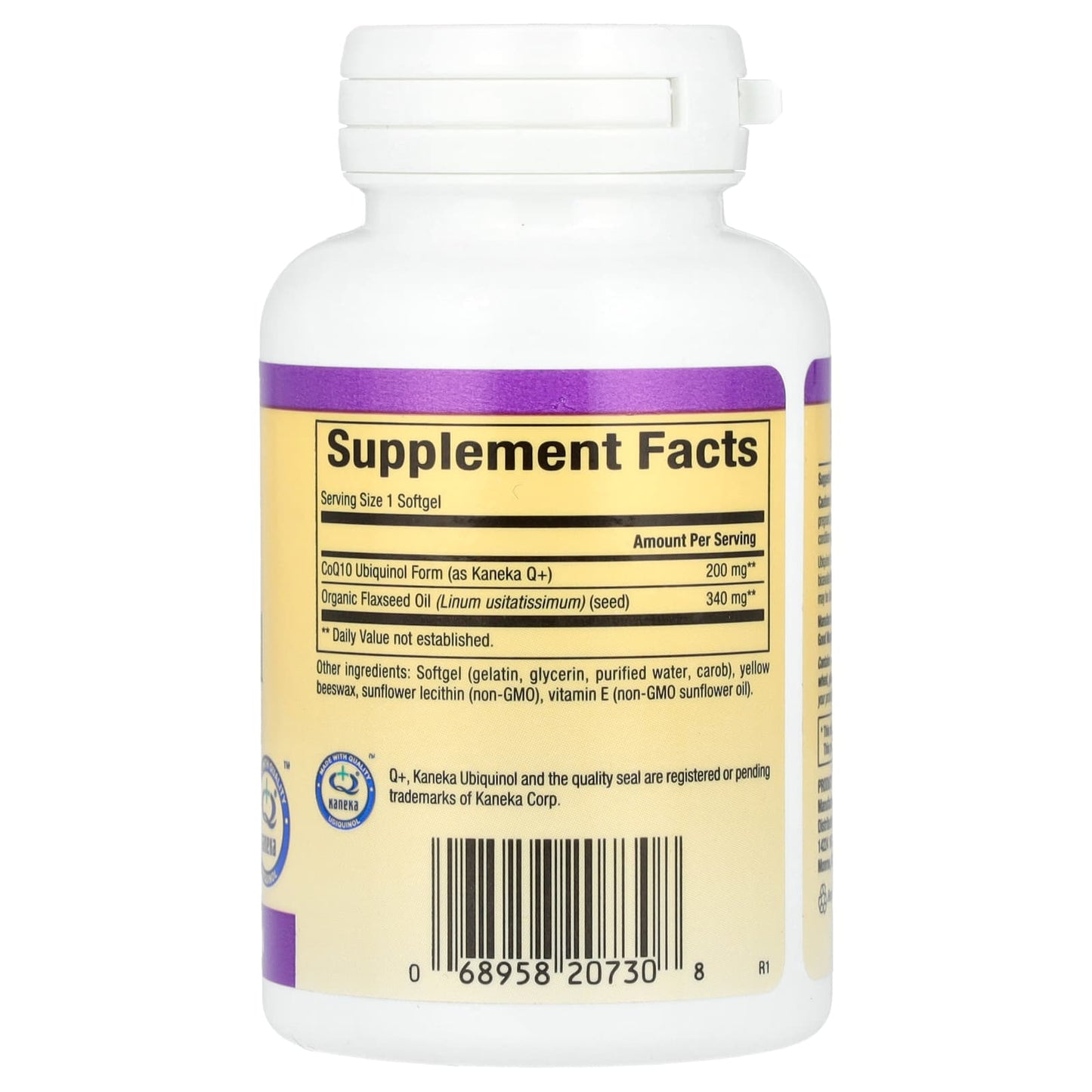 Natural Factors, Ubiquinol, 200 mg, 60 Softgels - Image 2