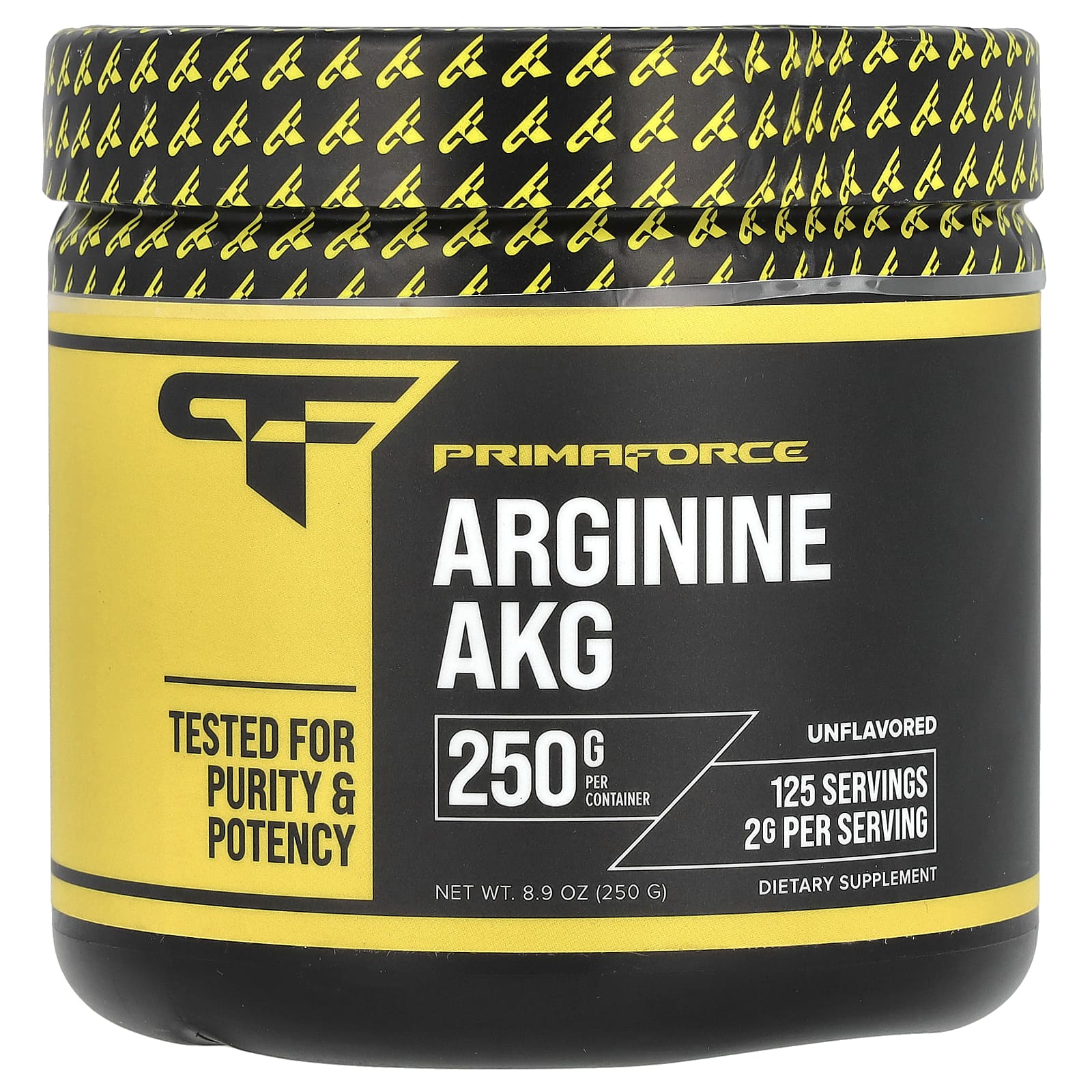 Primaforce, Arginine AKG, Unflavored, 8.9 oz (250 g) - Image 1