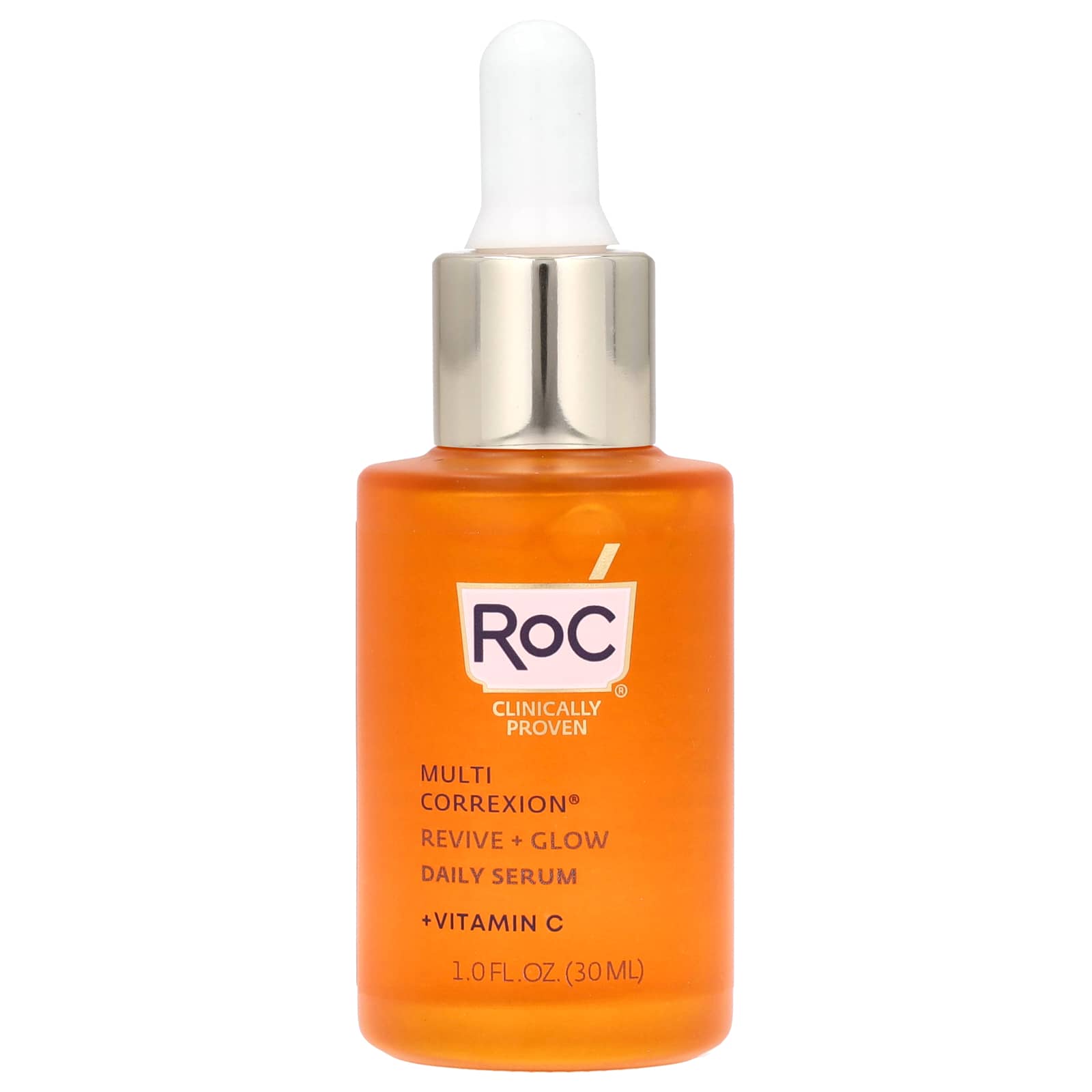 RoC, Multi Correxion, Revive + Glow, Daily Serum + Vitamin C, 1 fl oz (30 ml) - Image 1