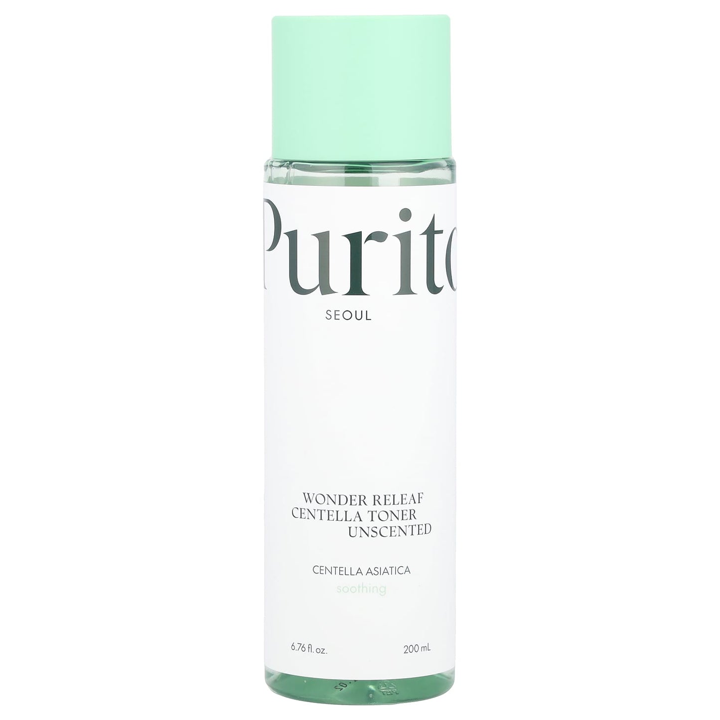 Purito, Wonder Releaf Centella Toner, Unscented, 6.76 fl oz (200 ml) - Image 1