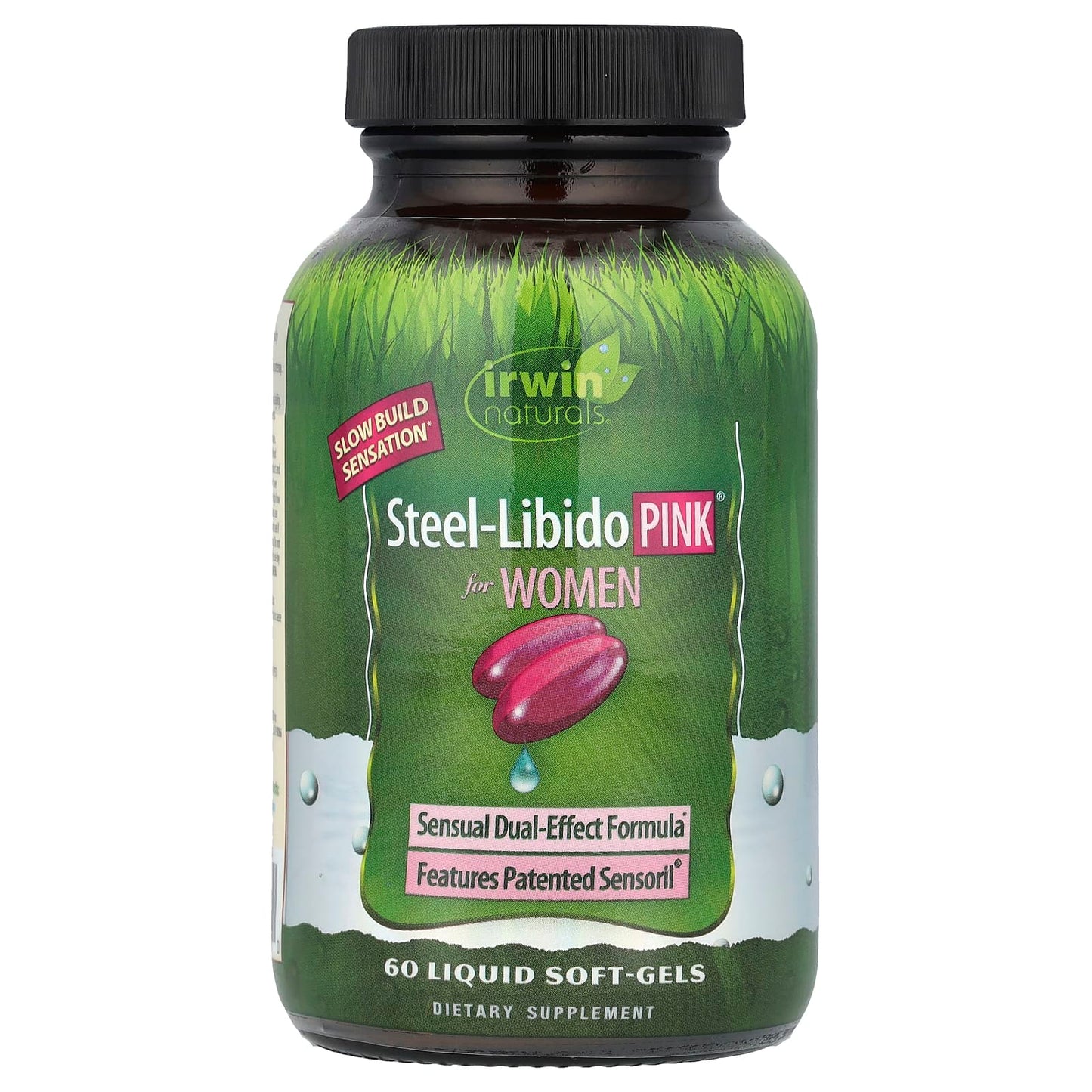 Irwin Naturals Steel-Libido Pink for Women - Liquid Soft-Gels - Image 1