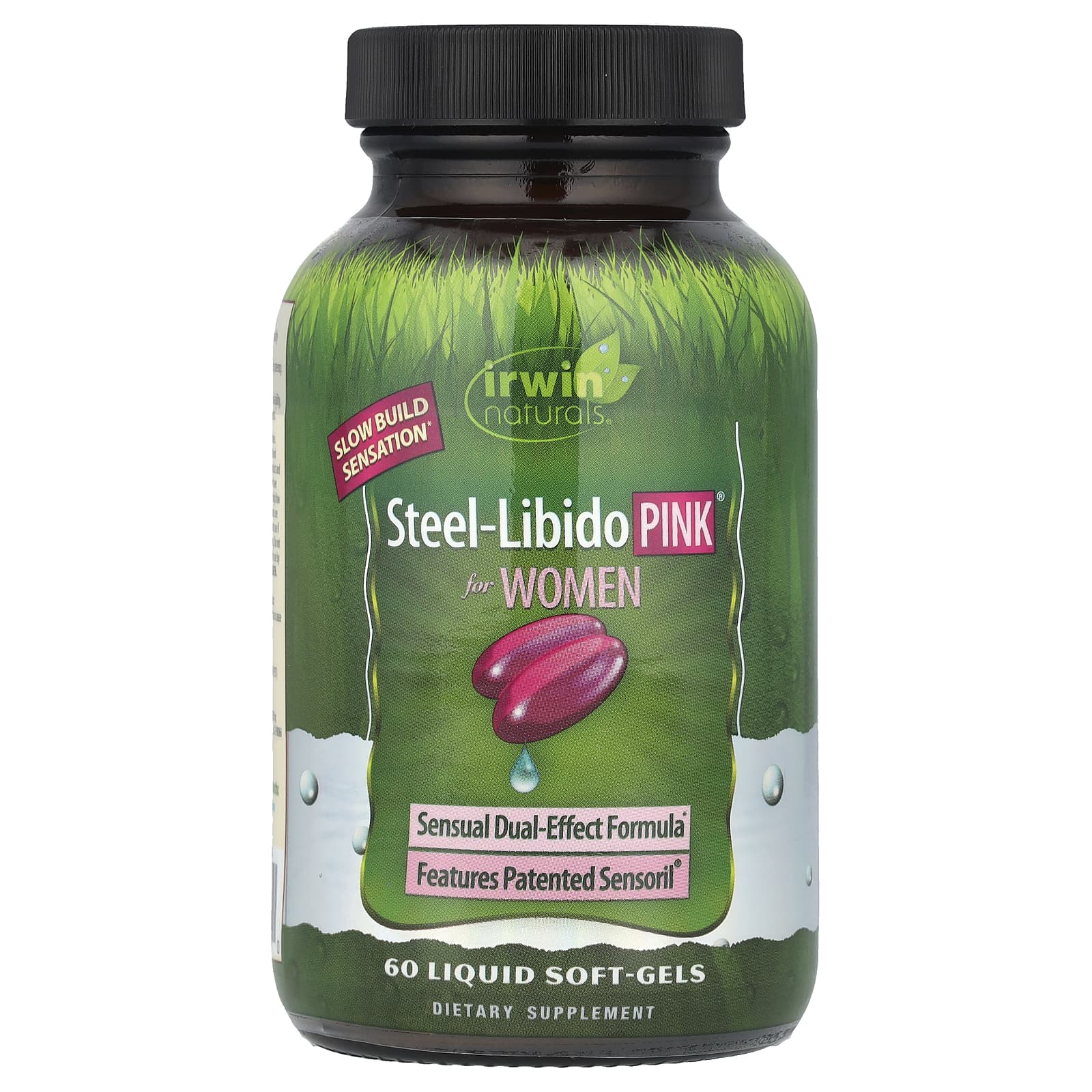 Irwin Naturals Steel-Libido Pink for Women - Liquid Soft-Gels - Image 1