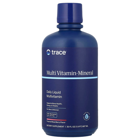 Trace, Multi Vitamin-Mineral, For Men & Women, Tropical Mixed Berry, 30 fl oz (887 ml) - Image 1