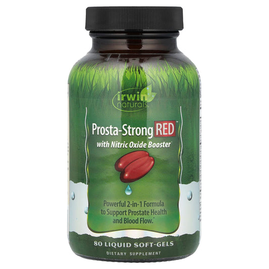 Irwin Naturals Prosta-Strong RED for Men's Prostate Support & Blood Flow - Image 1