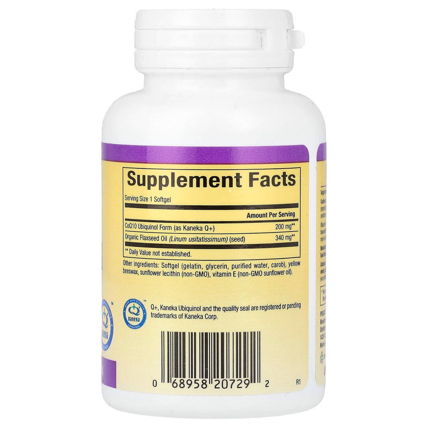 Natural Factors, Ubiquinol, 200 mg, 30 Softgels - Image 2