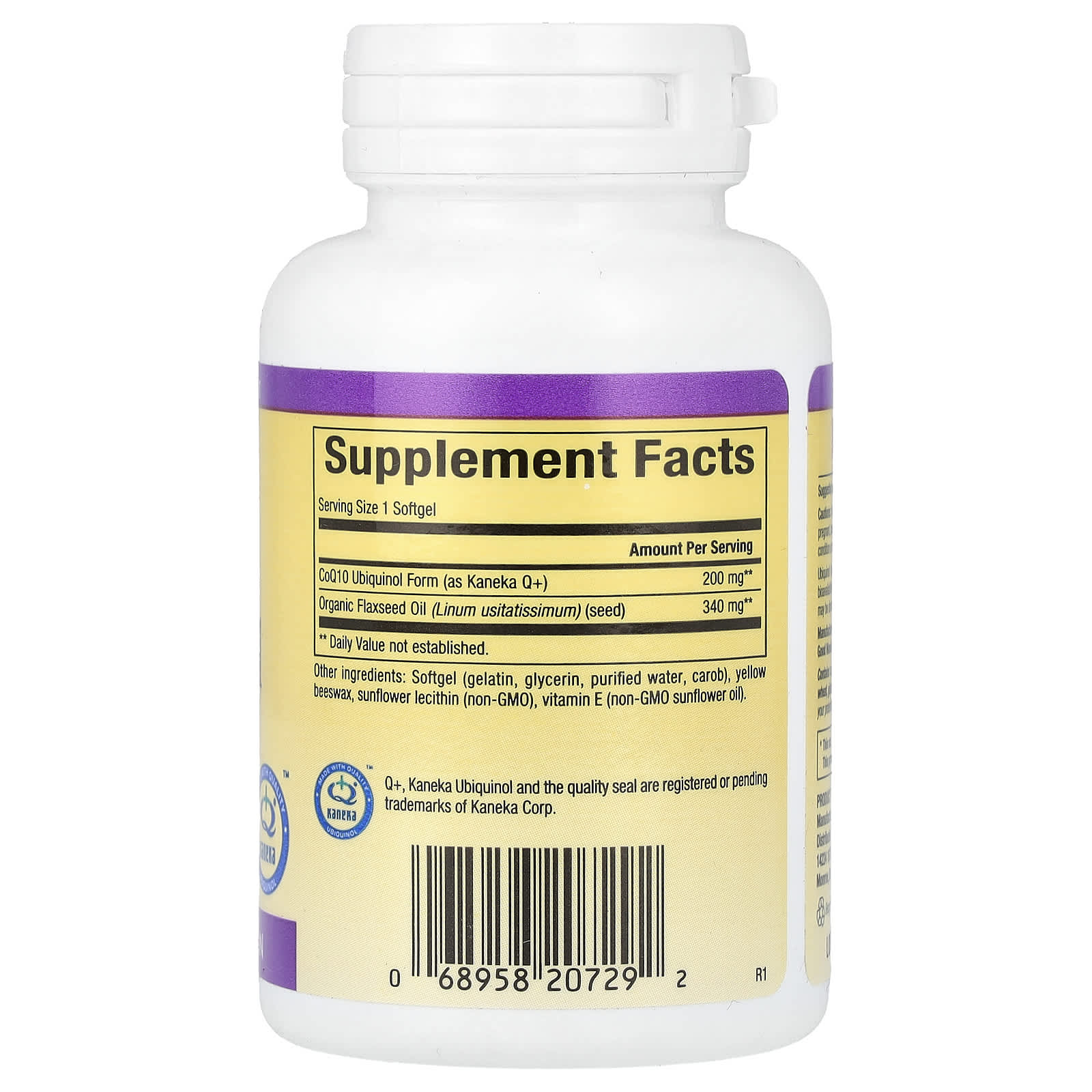 Natural Factors, Ubiquinol, 200 mg, 30 Softgels - Image 2