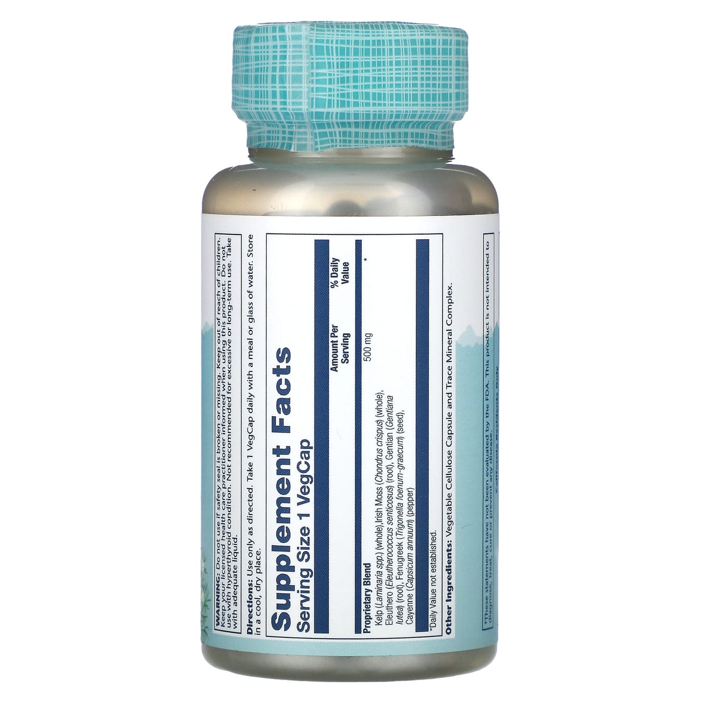 Solaray, Thyroid Blend SP-26, 100 VegCaps - Image 2