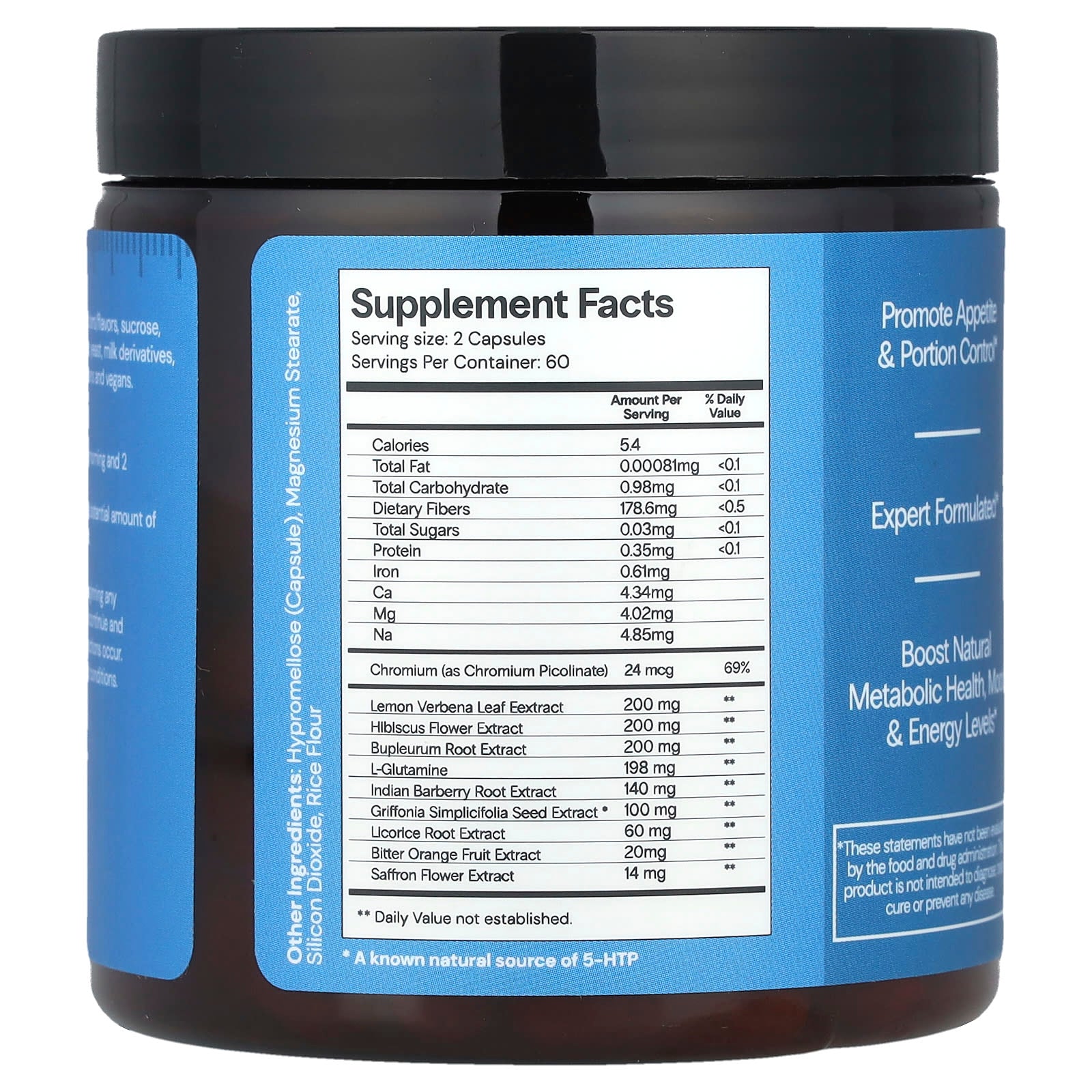 CuraLife Appetite Suppressant & Metabolism Booster - 120 Capsules - Image 2