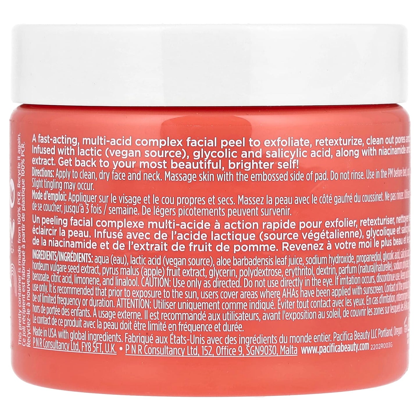 Pacifica, Glow Baby, Brightening Peel Pads, 60 Pads - Image 2