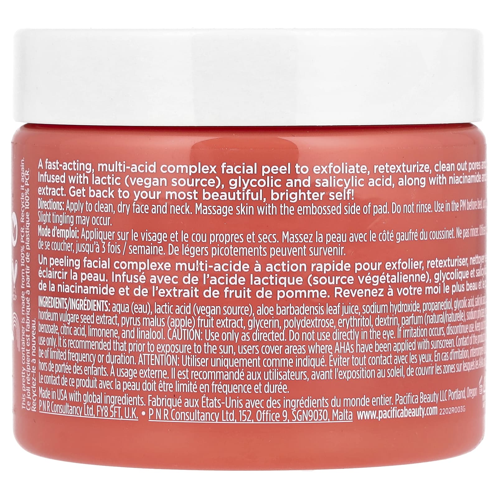 Pacifica, Glow Baby, Brightening Peel Pads, 60 Pads - Image 2
