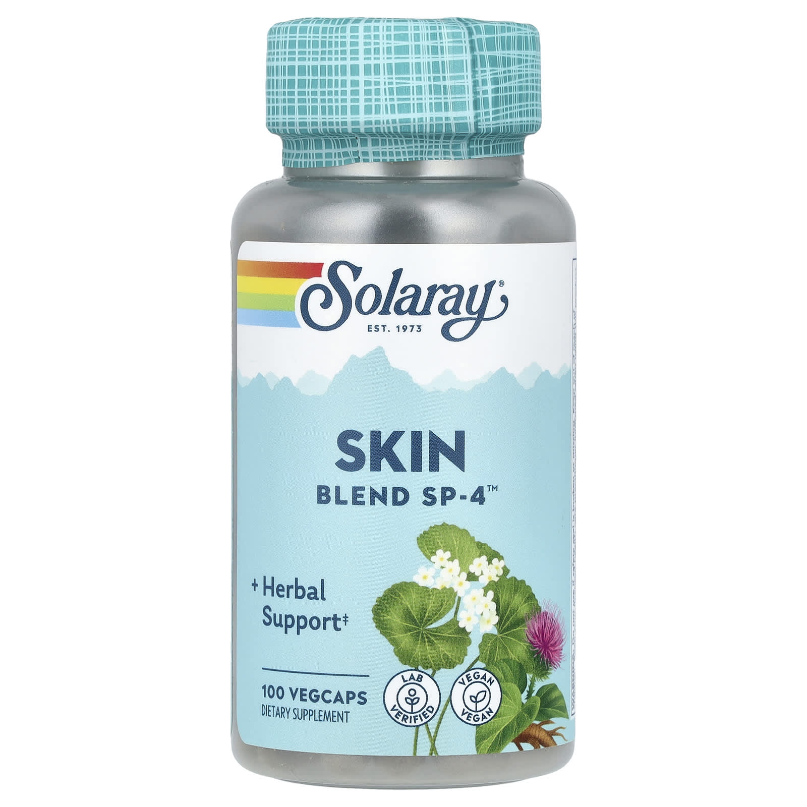 Solaray, Skin Blend, SP-4™, 100 VegCaps - Image 1