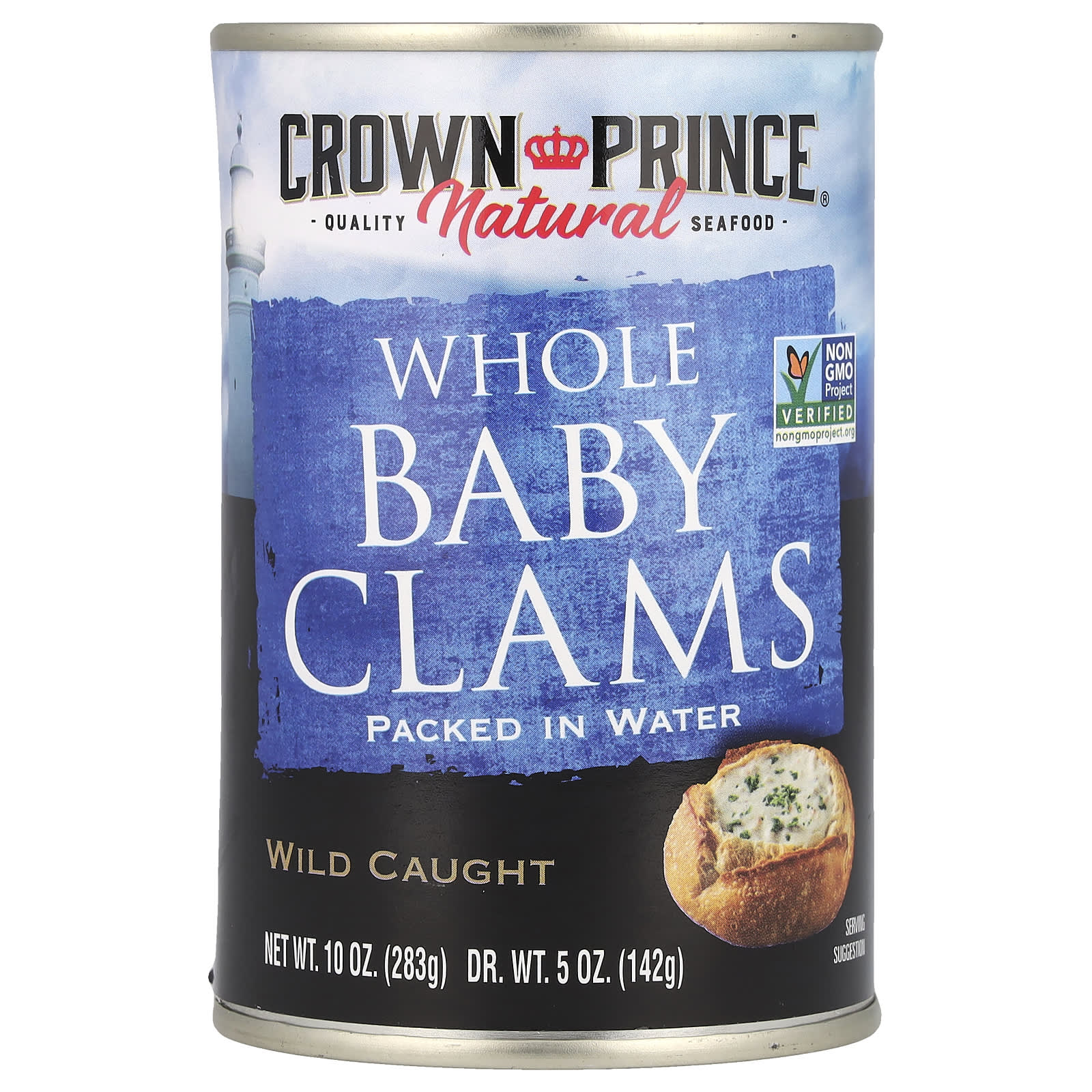 Wild Caught Baby Clams | Non-GMO & Sustainable | Crown Prince Natural - Image 1
