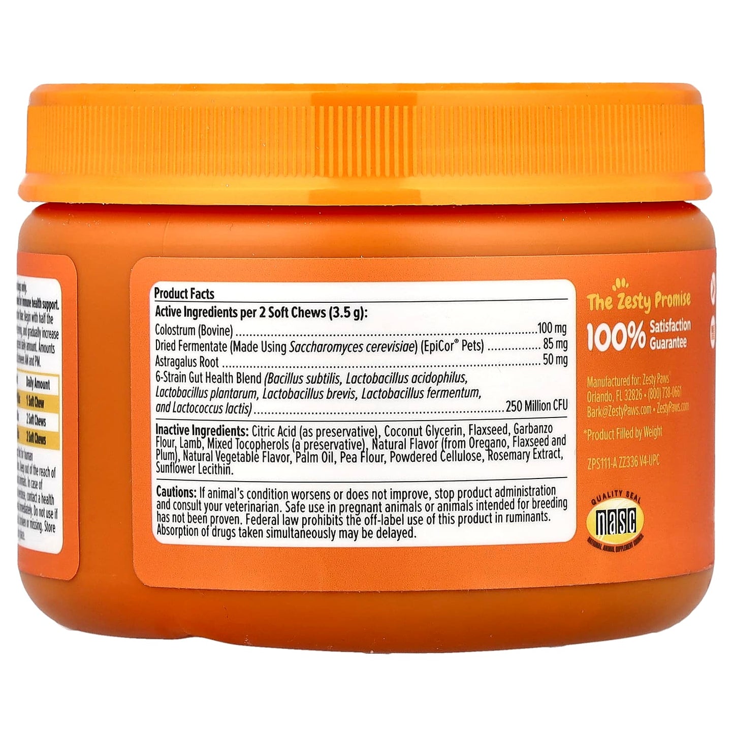 Zesty Paws, Allergy & Immune Mini Bites, For Dogs, Lamb, 90 Soft Chews, 5.5 oz (157 g) - Image 2