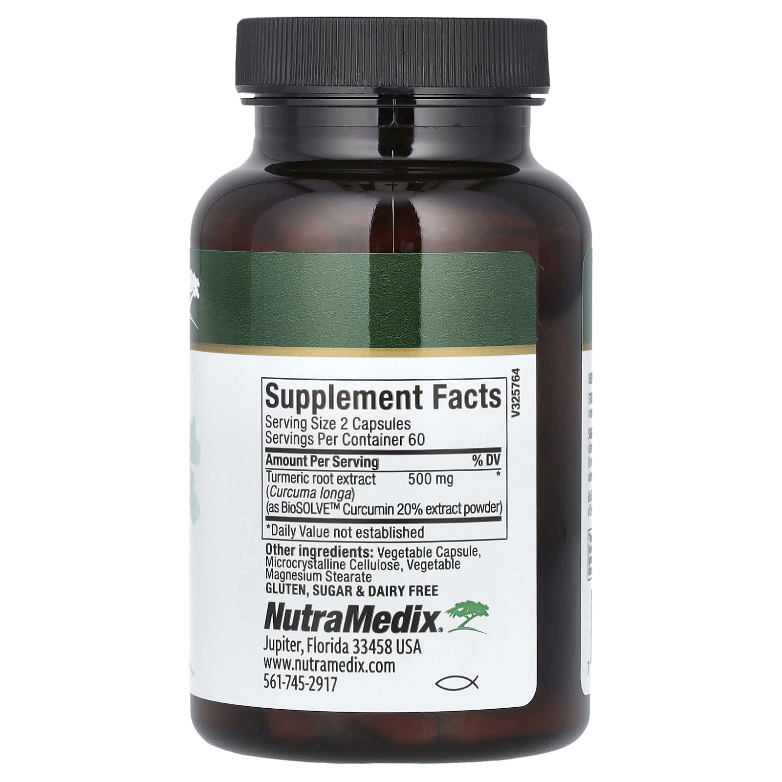 NutraMedix, Curcumin From Turmeric, 120 Vegetarian Capsules (250 mg per Capsule) - Image 2
