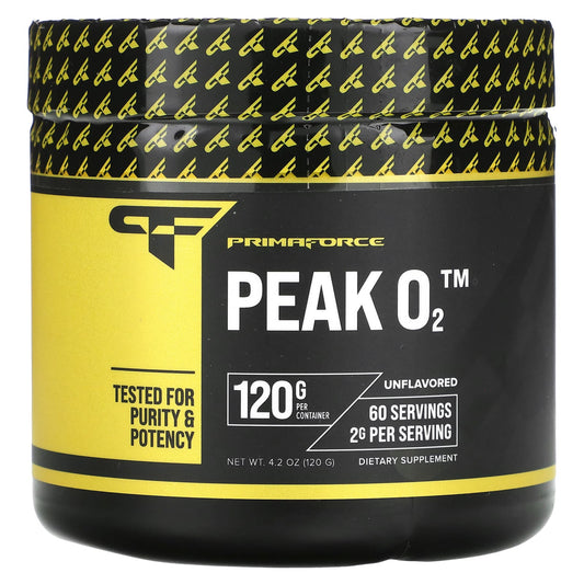 Primaforce, Peak O2, Unflavored, 4.2 oz (120 g) - Image 1