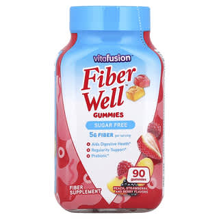 Fiber Well Gummies by VitaFusion - Sugar-Free Prebiotic Digestive Health