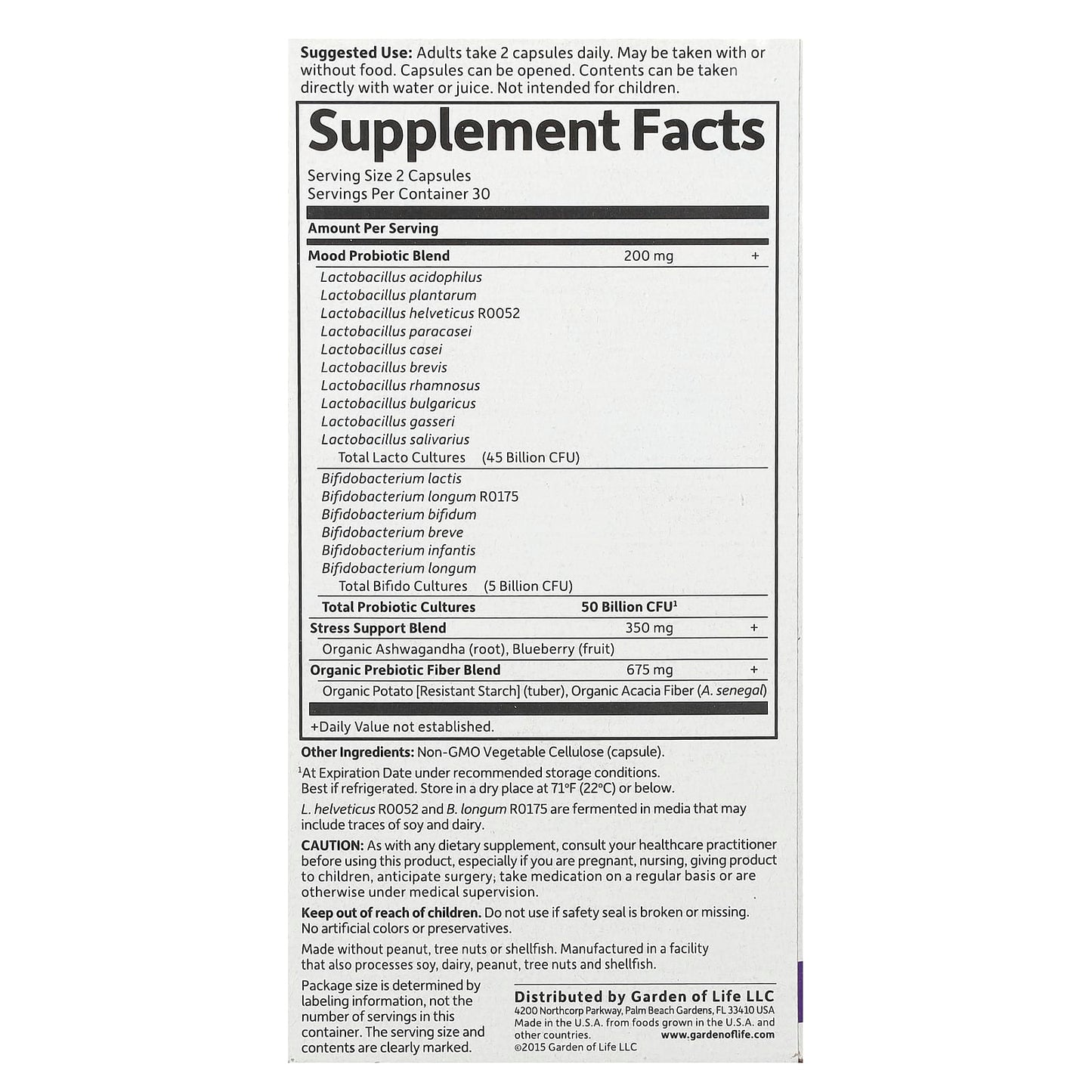 Gut-Brain Health: Dr. Formulated Probiotics Mood+ 50B CFU - Image 2
