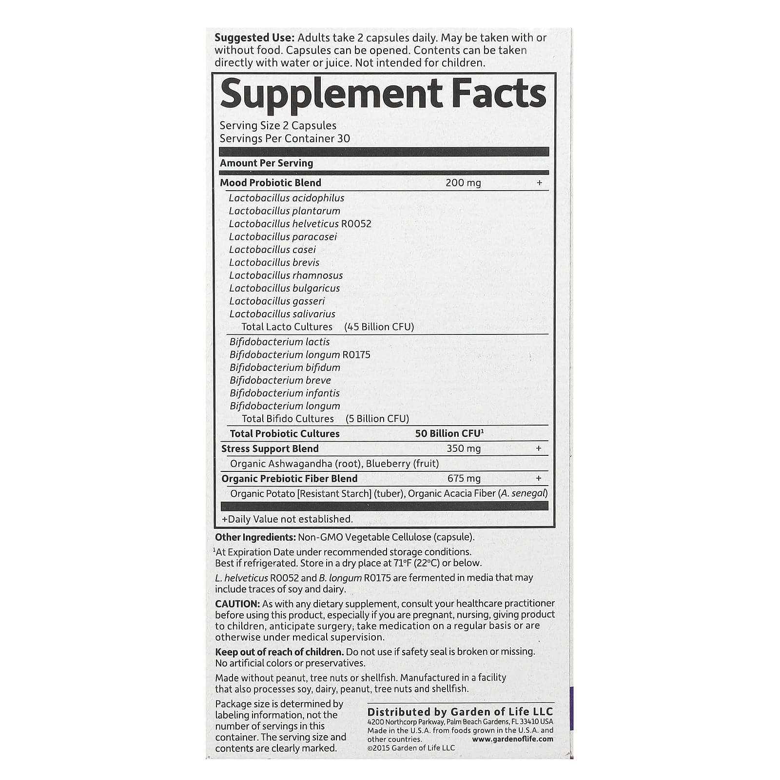Gut-Brain Health: Dr. Formulated Probiotics Mood+ 50B CFU - Image 2