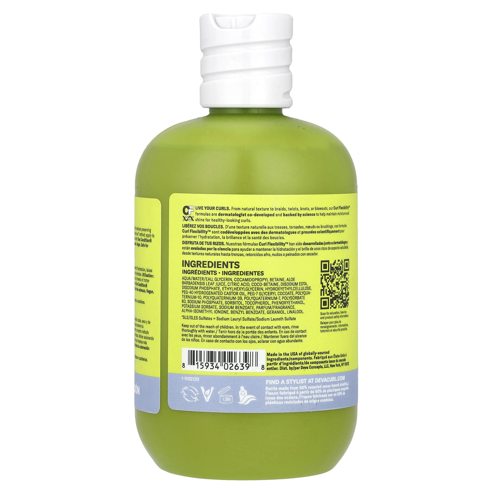 DevaCurl Low-Poo Original Cleanser for Dry to Coarse Curls 355ml - Image 2