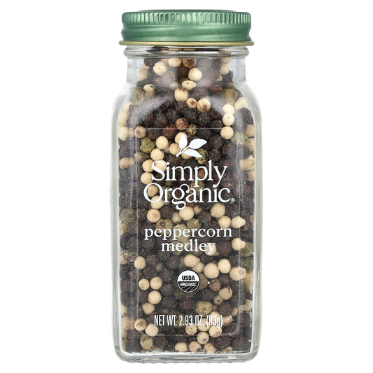 Simply Organic, Peppercorn Medley, 2.93 oz (83 g) - Image 1