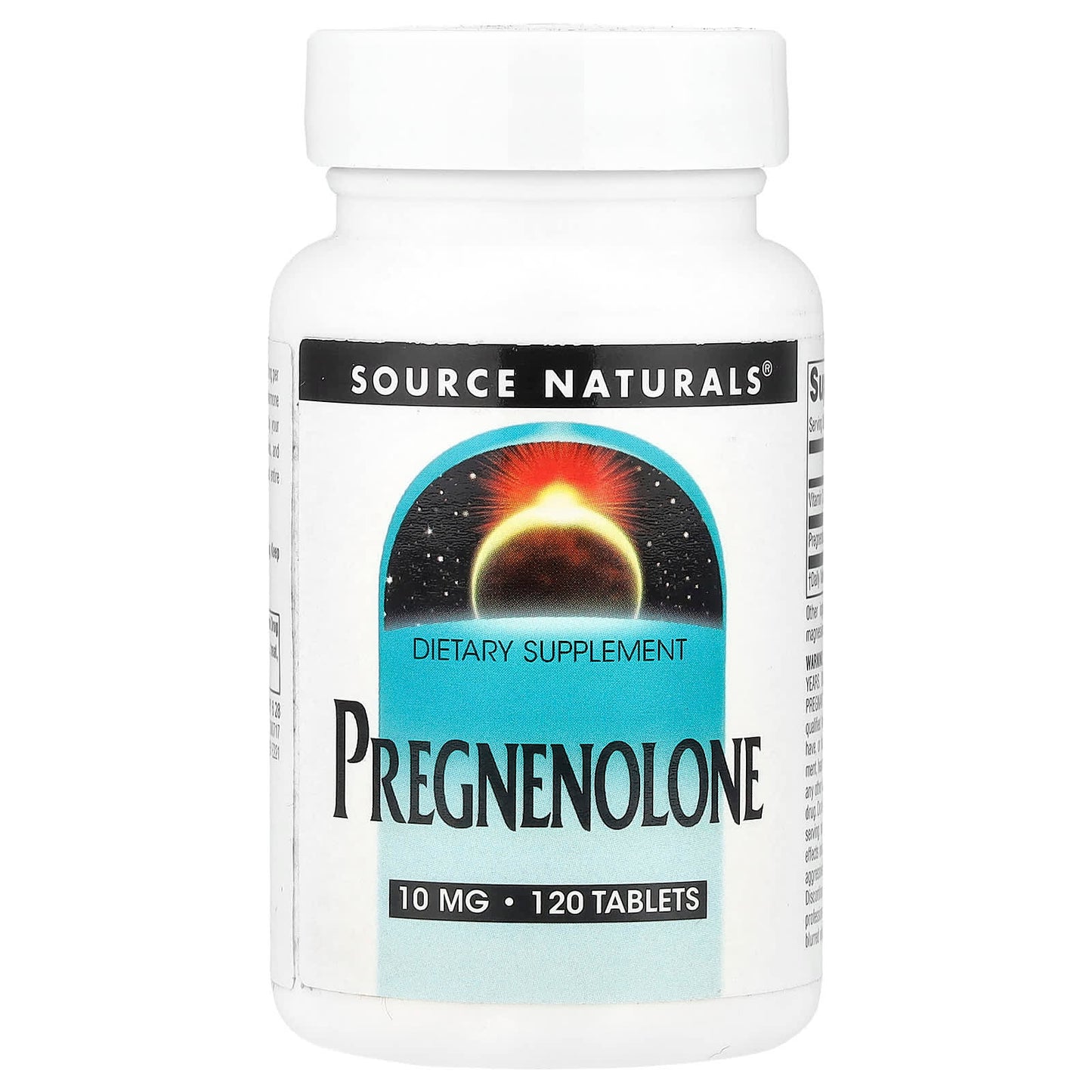 Source Naturals, Pregnenolone, 120 Tablets - Image 1