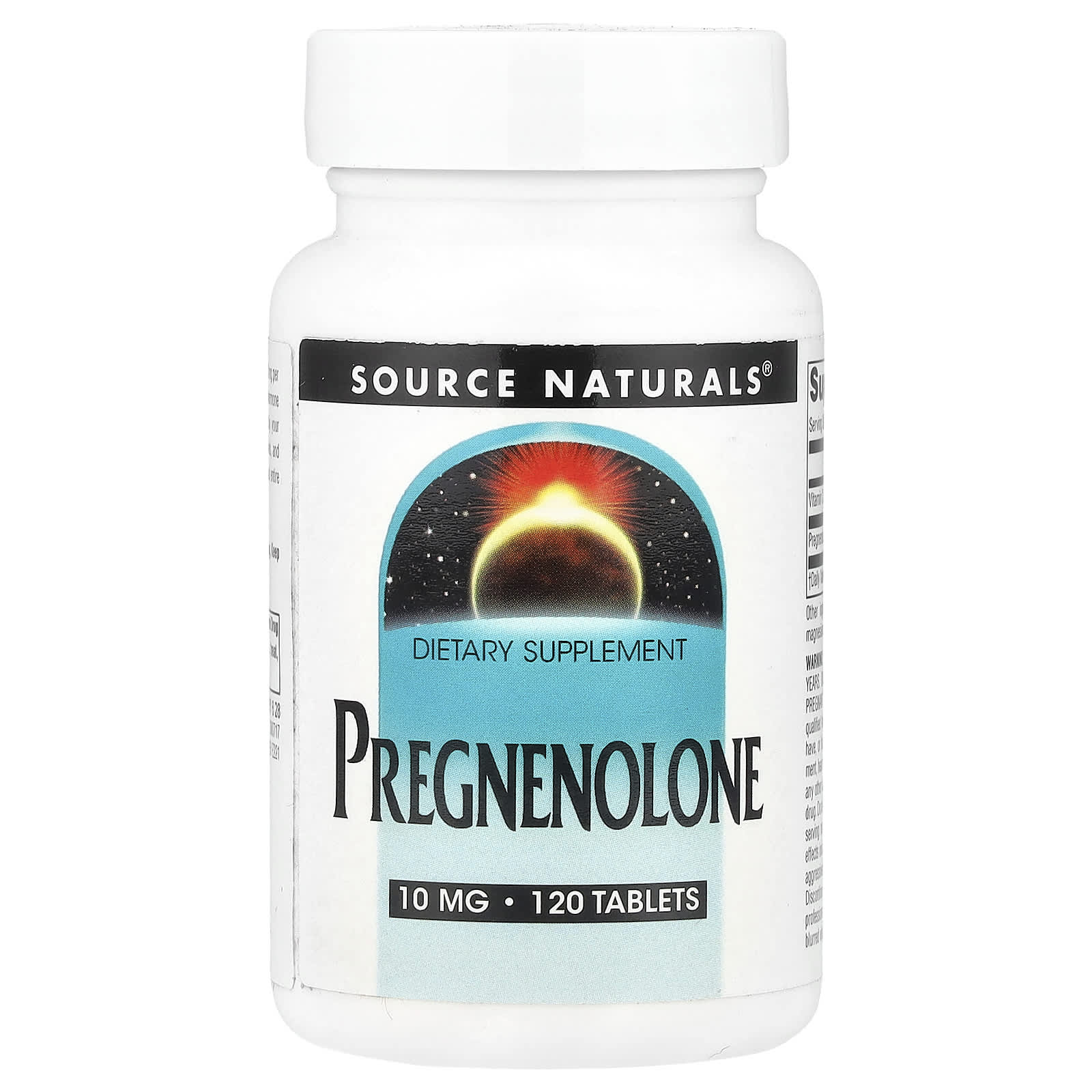Source Naturals, Pregnenolone, 120 Tablets - Image 1