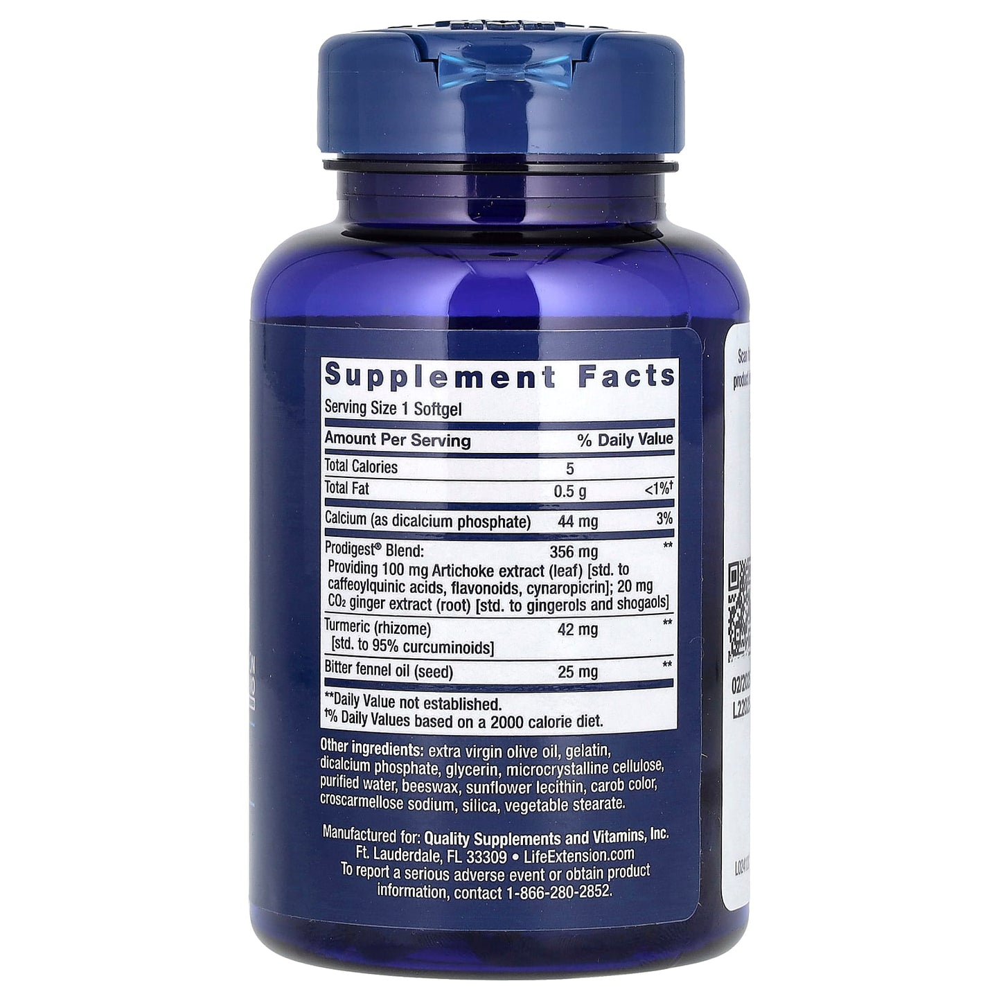 Life Extension, Bloat Relief, 60 Softgels - Image 2