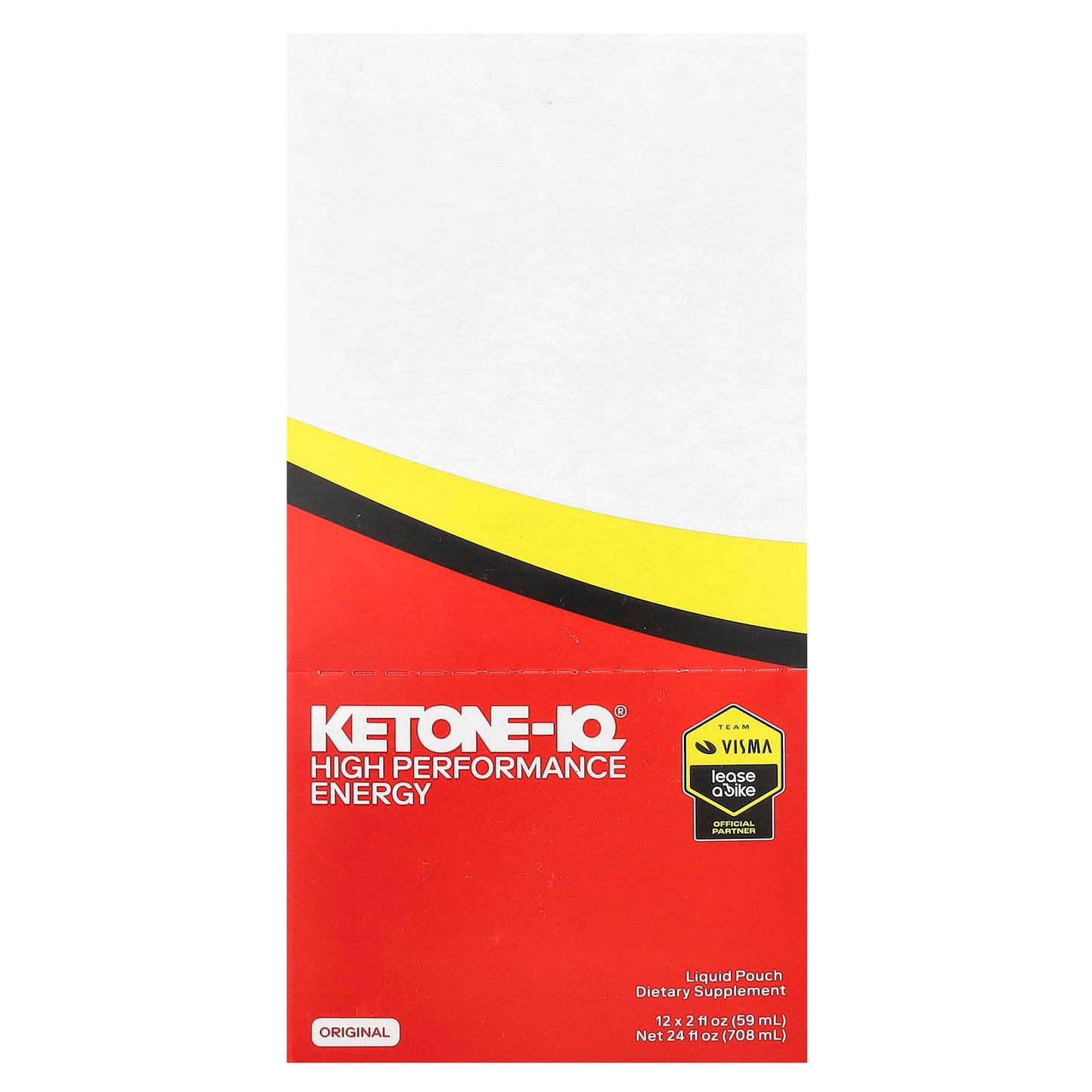 Ketone-IQ, High Performance Energy, Original, 10 g, 12 Pouches, 2 fl oz (59 ml) Each - Image 1