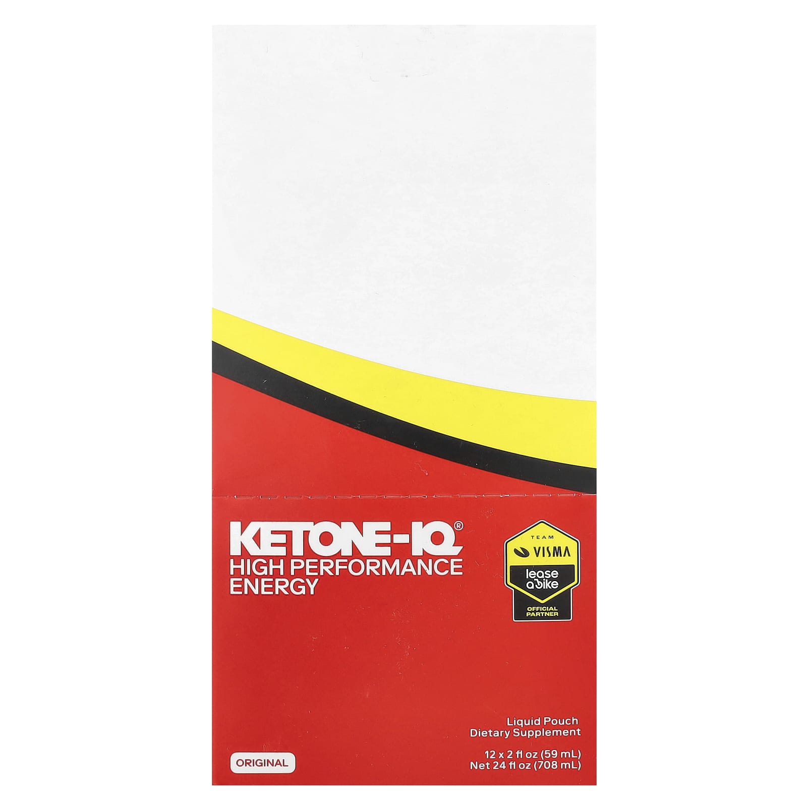 Ketone-IQ, High Performance Energy, Original, 10 g, 12 Pouches, 2 fl oz (59 ml) Each - Image 1