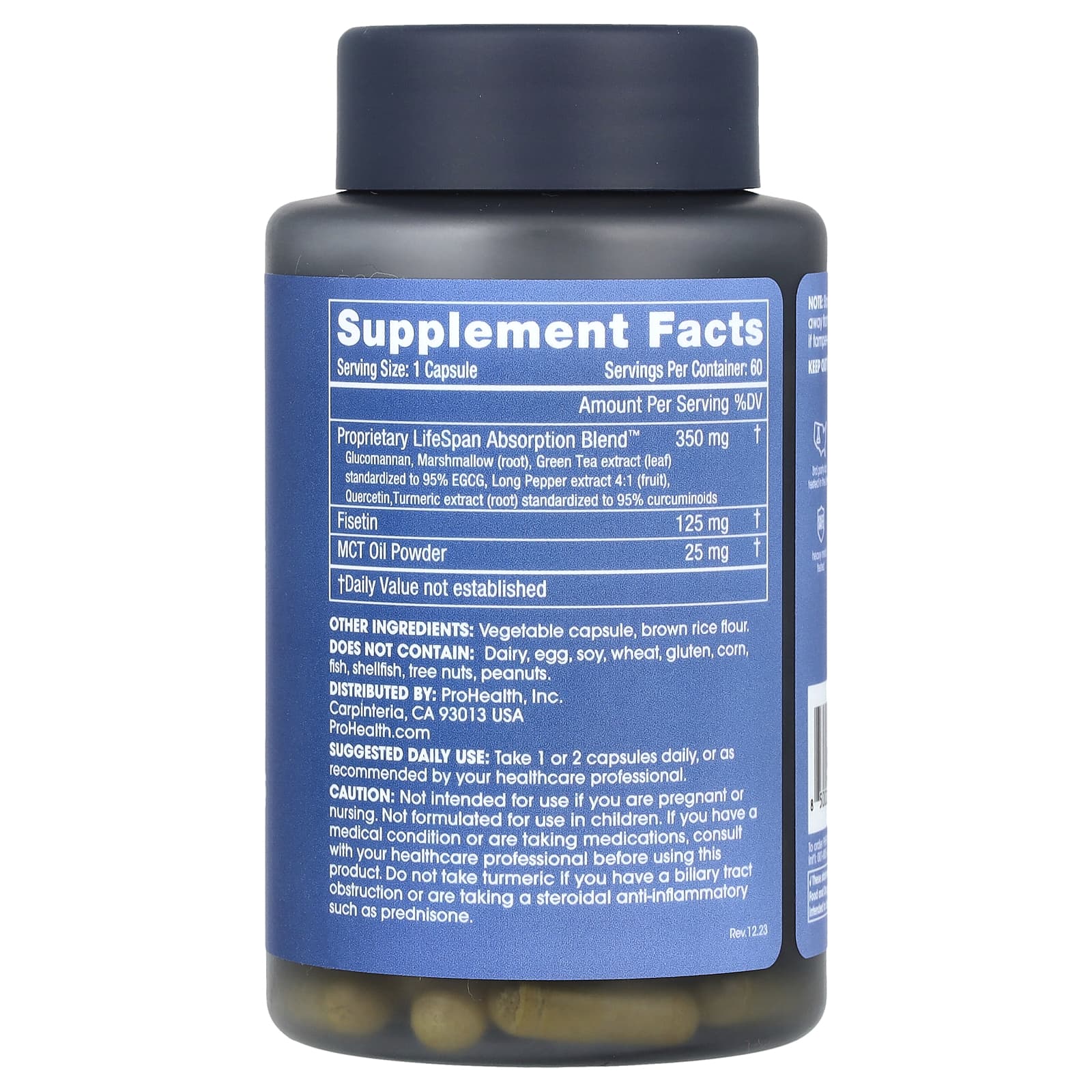 ProHealth Longevity, Fisetin Pro Longevity Plus , 60 Capsules - Image 2