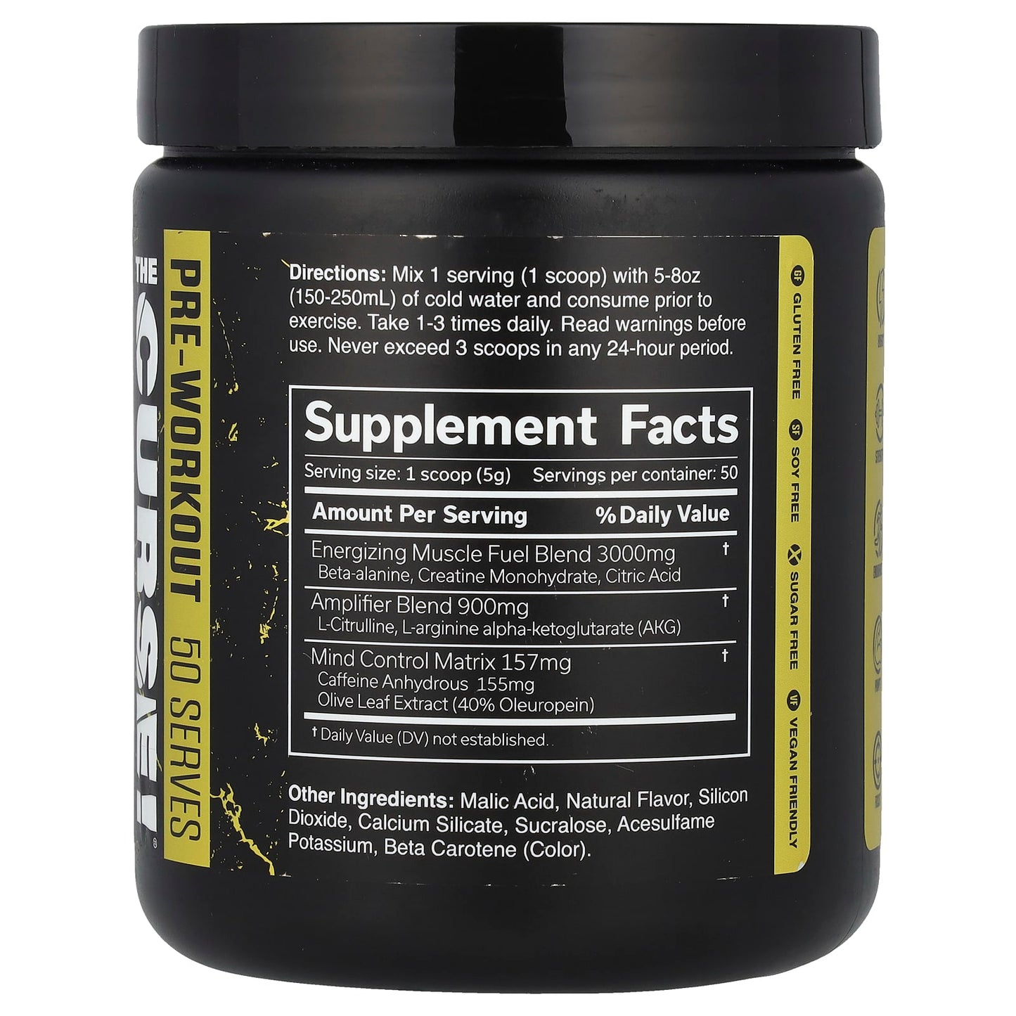 JNX Sports The Curse Pre-Workout Powder for Energy & Strength - Image 2