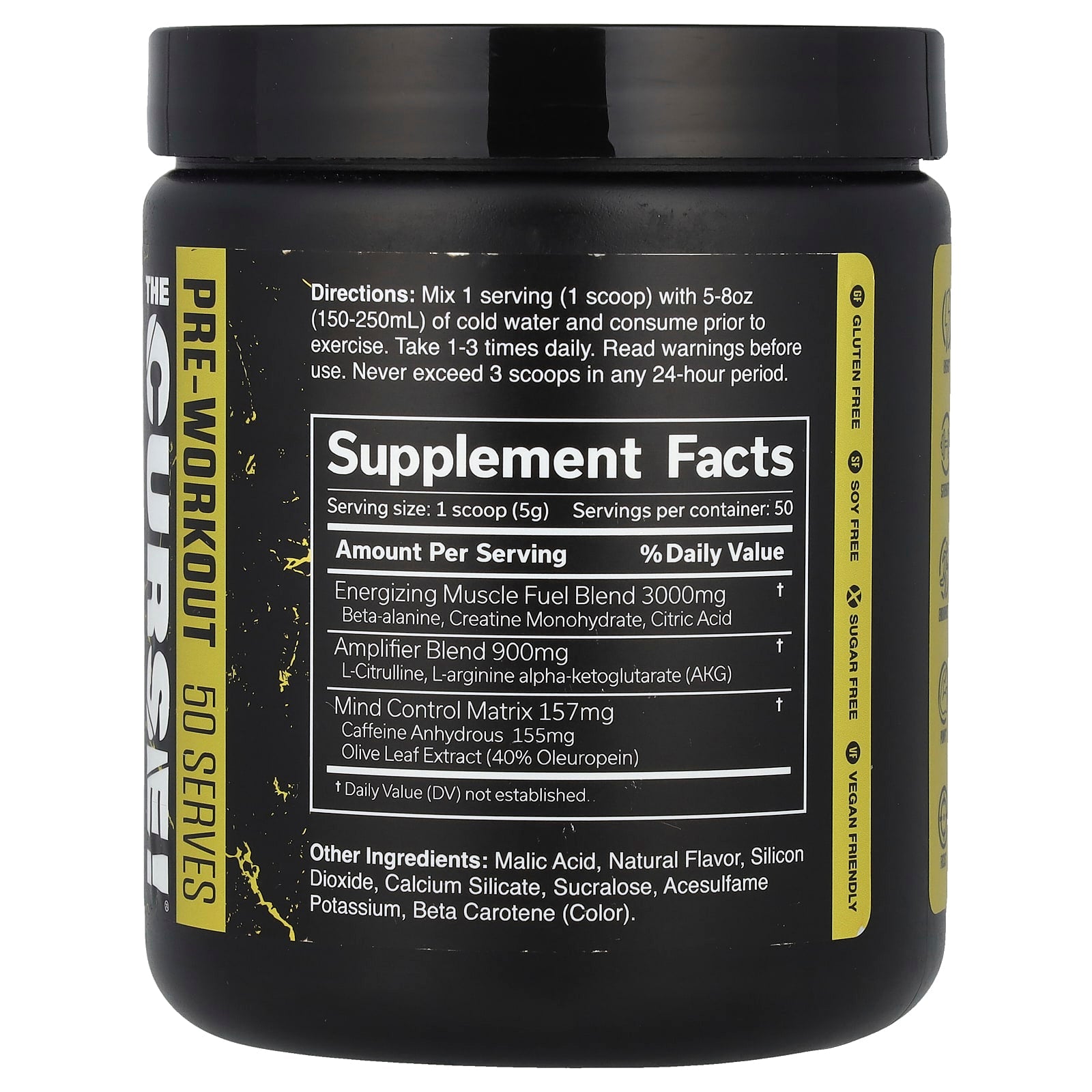 JNX Sports The Curse Pre-Workout Powder for Energy & Strength - Image 2