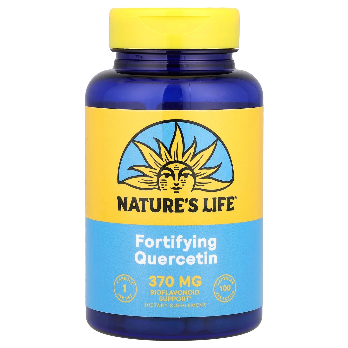 Nature's Life, Fortifying Quercetin, 370 mg, 100 Capsules - Image 1