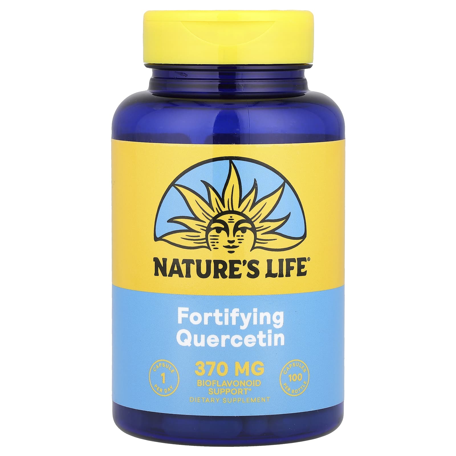 Nature's Life, Fortifying Quercetin, 370 mg, 100 Capsules - Image 1