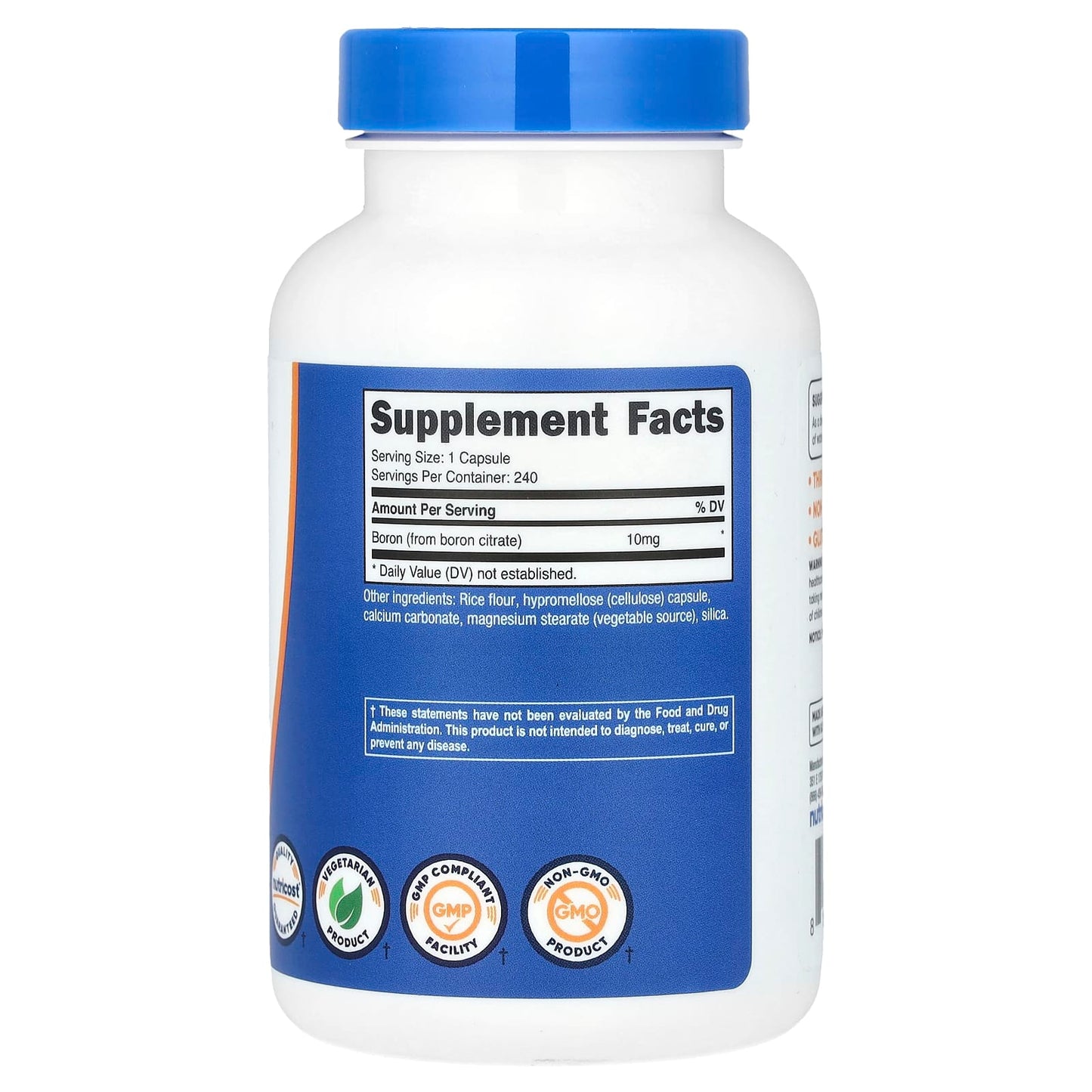 Nutricost, Boron, 10 mg , 240 Capsules - Image 2