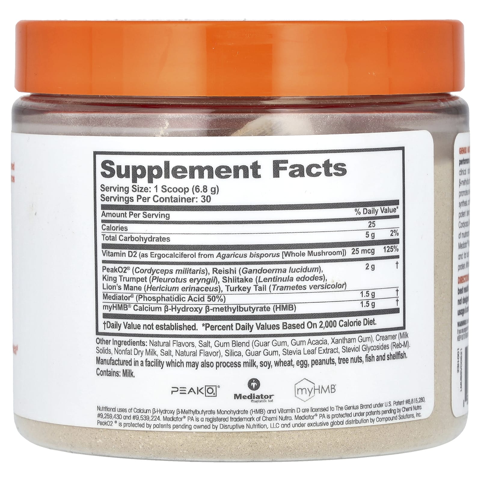 The Genius Brand, Genius Muscle, Salted Caramel, 7.2 oz (204 g) - Image 2