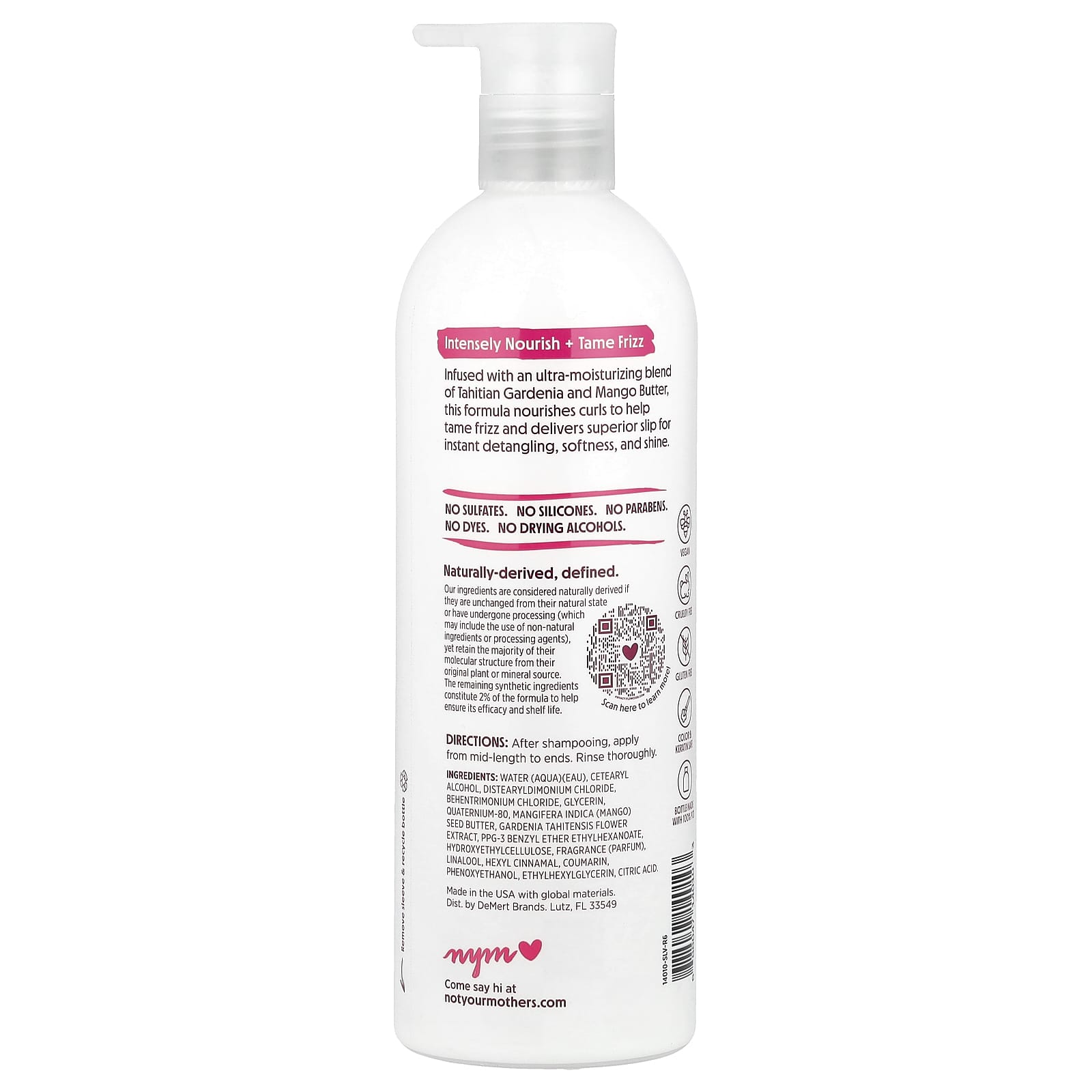 Not Your Mother's, Curl Defining Conditioner, Tahitian Gardenia & Mango Butter, 15.2 fl oz (450 ml) - Image 2