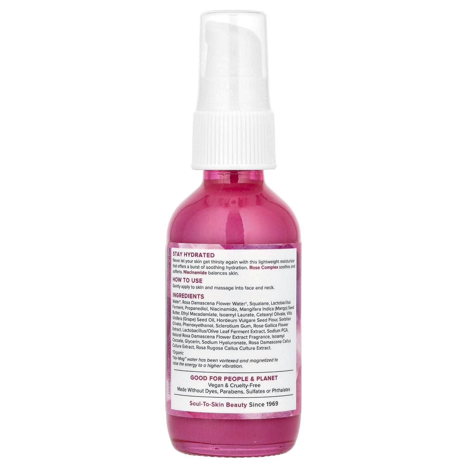 Heritage Store, Rosewater Moisturizer for Dry to Combination Skin, 2 fl oz (58 ml) - Image 2