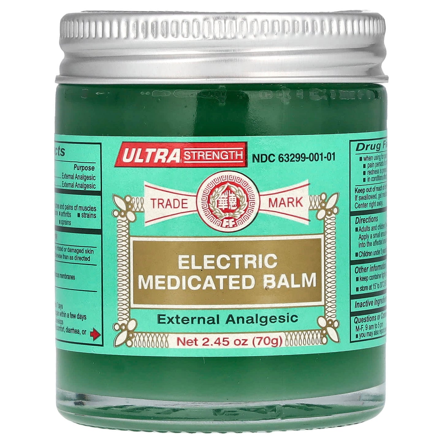 Relieve Pain with Fei Fah Electric Medicated Balm, Ultra Strength - 2.45 oz - Image 1