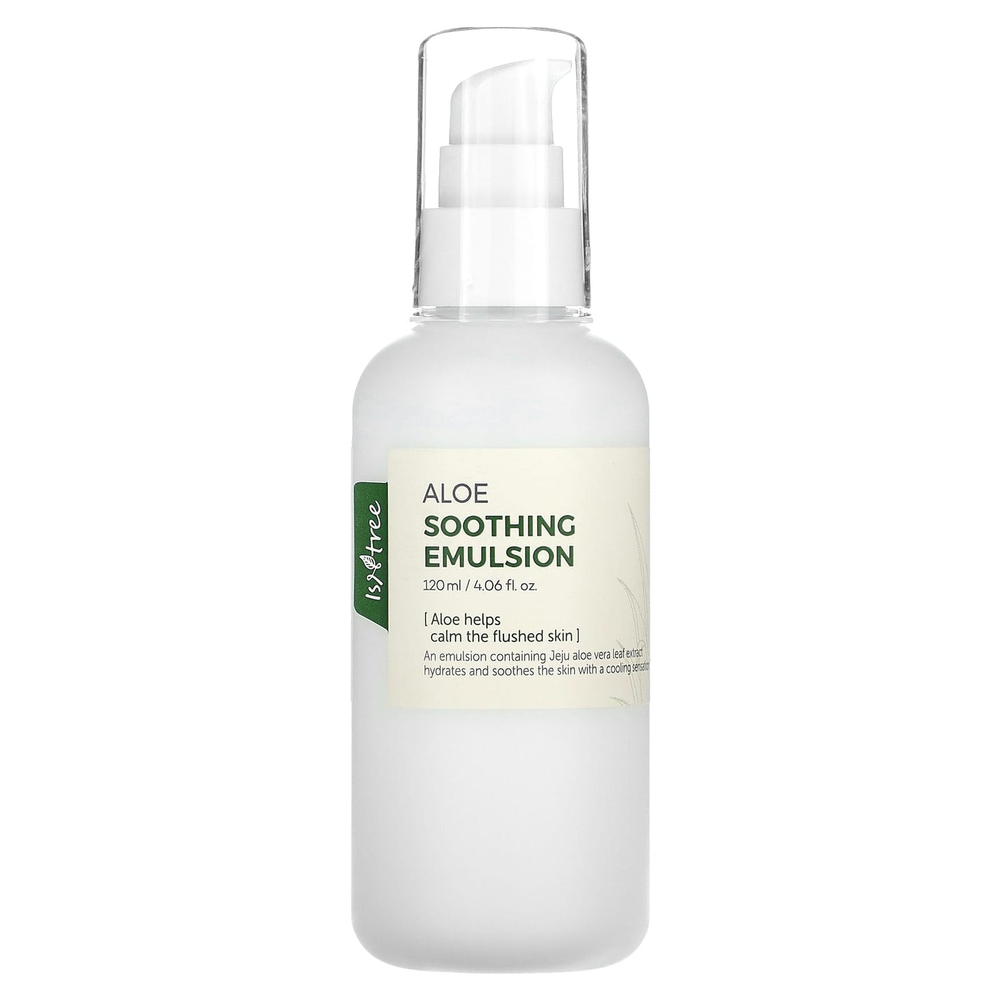 ISNtree Aloe Soothing Emulsion for Sensitive Skin, 4.06 fl oz (120 ml) - Image 1