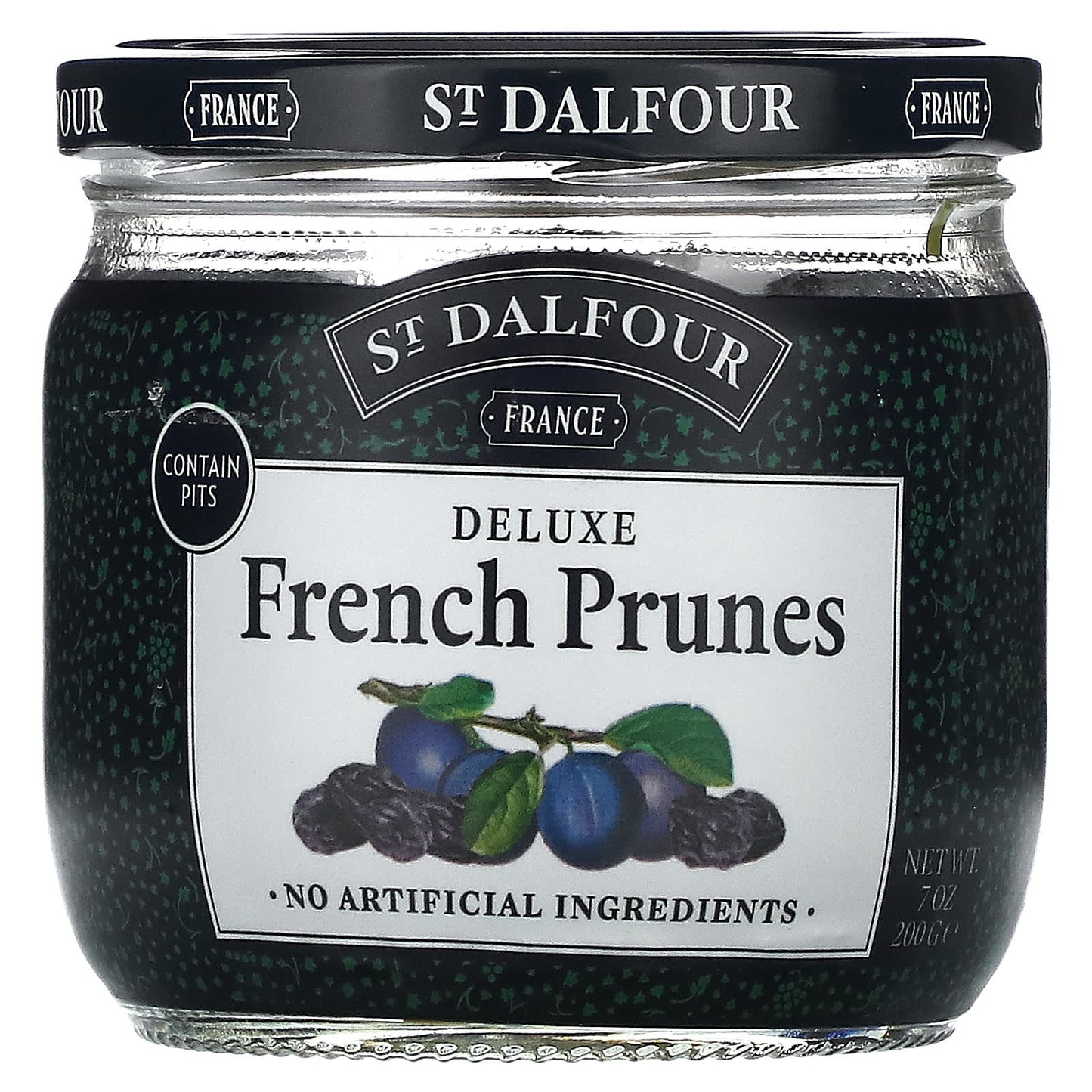 St. Dalfour, Deluxe French Prunes, 7 oz (200 g) - Image 1
