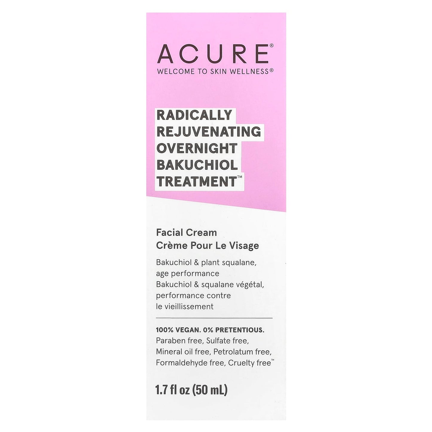 Bakuchiol Facial Cream for Overnight Rejuvenation | Acure - Image 2
