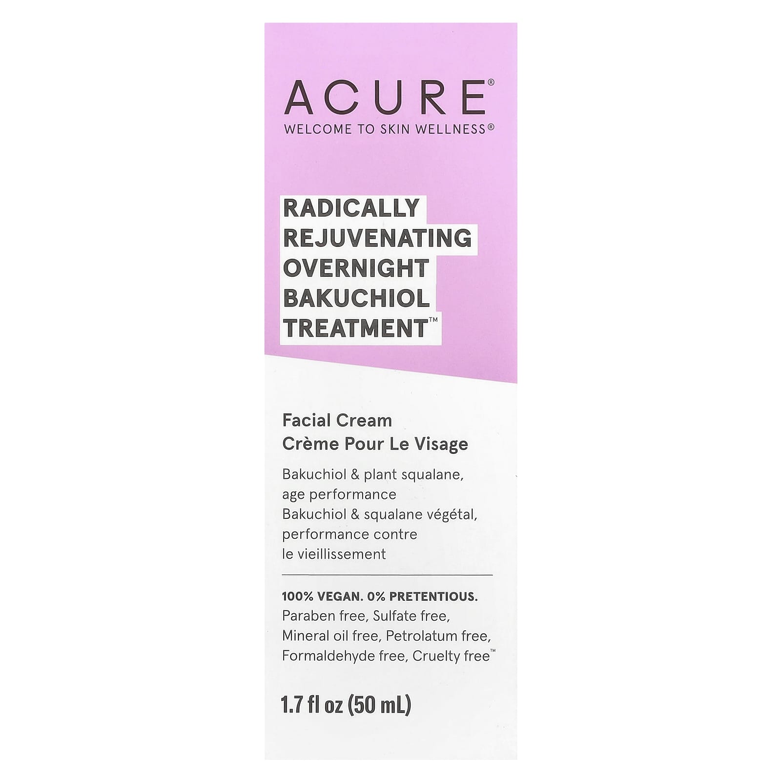 Bakuchiol Facial Cream for Overnight Rejuvenation | Acure - Image 2