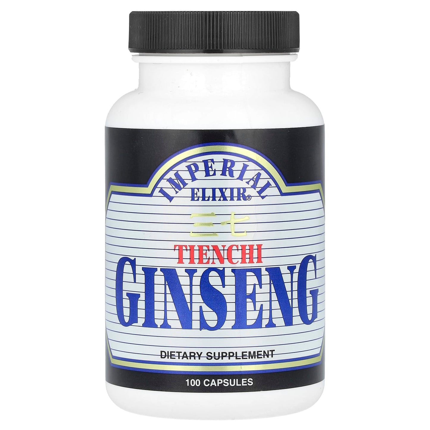 Tienchi Ginseng Supplement for Circulation and Immune Support (500mg, 100 Capsules) - Image 1