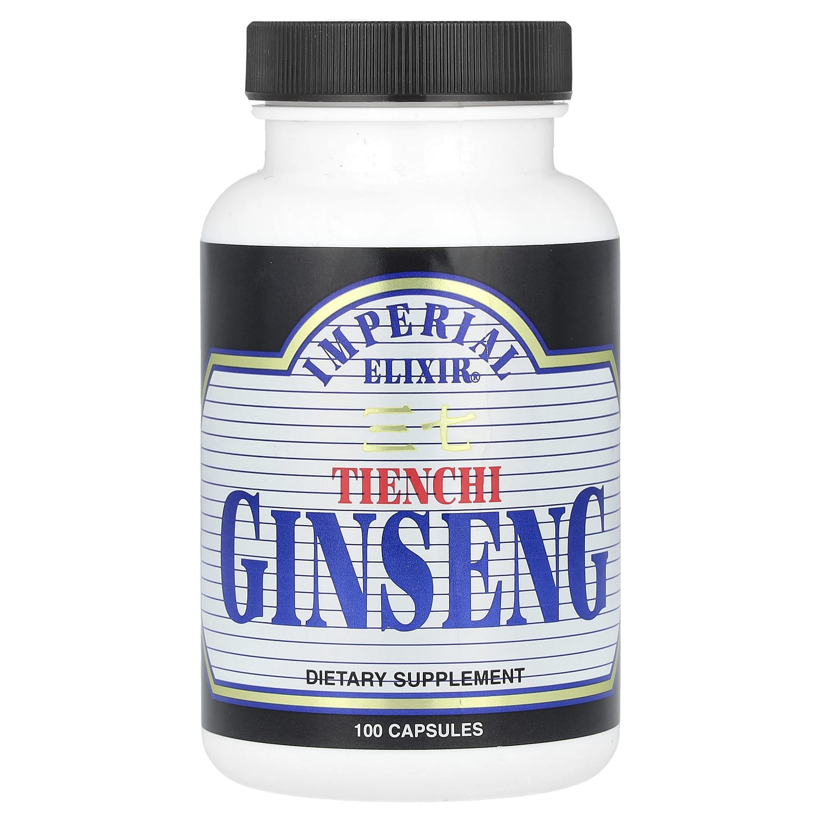 Tienchi Ginseng Supplement for Circulation and Immune Support (500mg, 100 Capsules) - Image 1