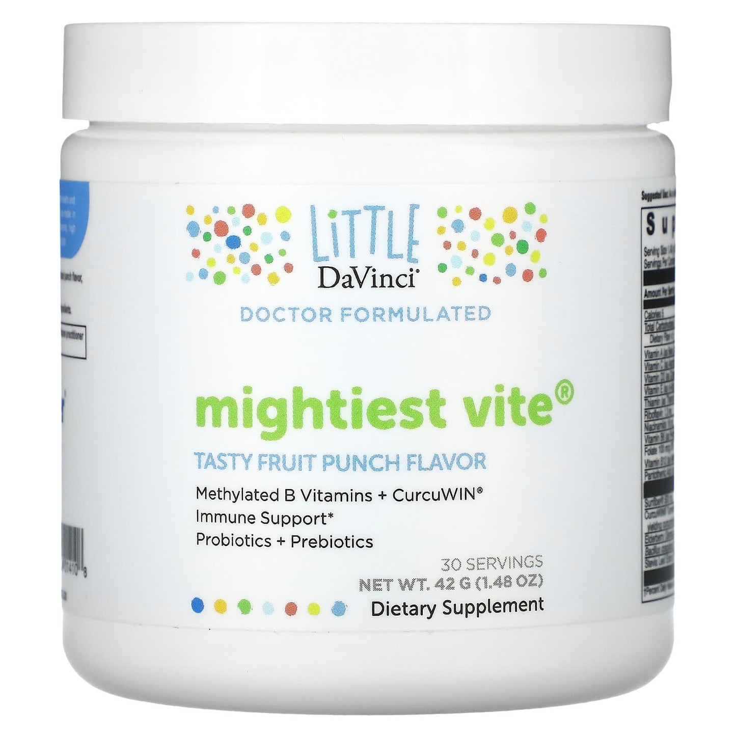 Little DaVinci, Mightiest Vite, Tasty Fruit Punch, 1.48 oz (42 g) - Image 1