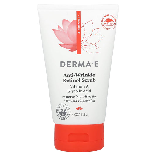 Derma E Anti-Wrinkle Retinol Scrub for Smooth, Radiant Skin - 4 oz - Image 1