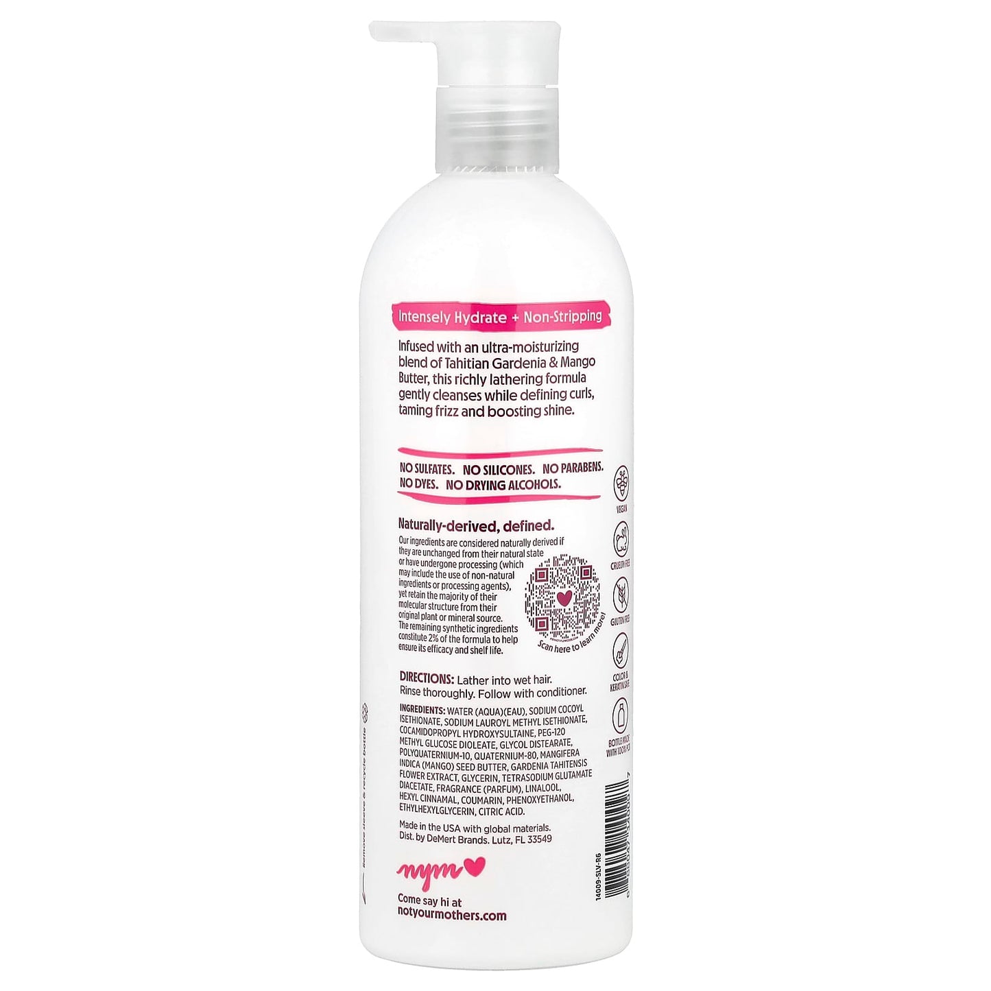 Not Your Mother's, Curl Defining Shampoo, Tahitian Gardenia & Mango Butter , 15.2 fl oz (450 ml) - Image 2
