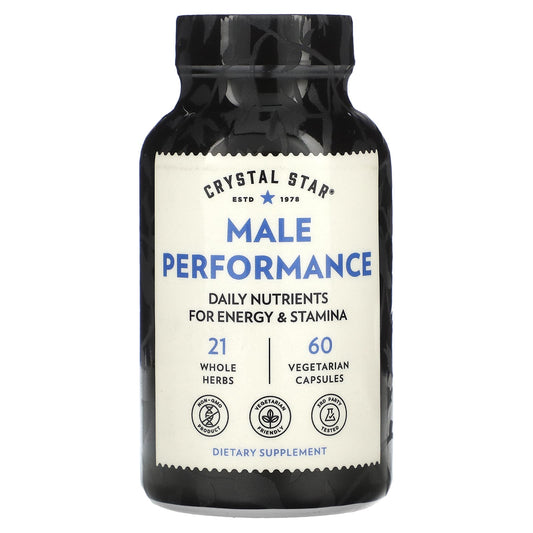 Crystal Star, Male Performance, 60 Vegetarian Capsules